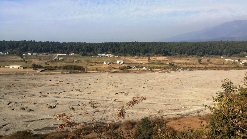 tree, land, nature, no people, ecology, architecture, farm, india, scenics - nature, dry river, 2K, landscape, plantation, field, environment, silt, building
