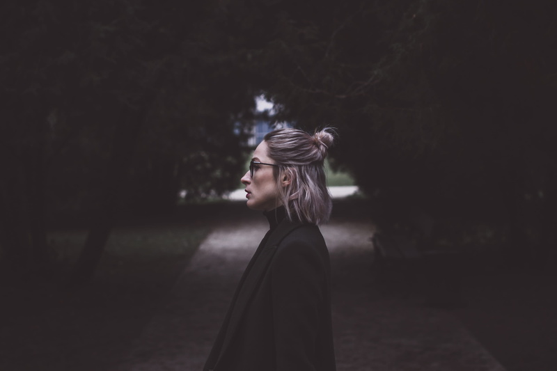 4K, nature, women, clothing, depression - sadness, person, trees, profile view, young adult, photography, beauty, side view, young women, woman, paved pathway