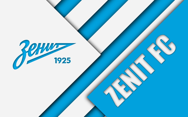 Emblem, Soccer, FC Zenit Saint Petersburg, 4K, Logo