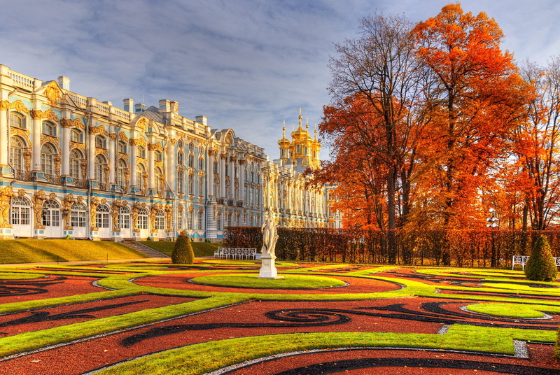 autumn Park, 1080P, Catherine Palace, Tsarskoye Selo, Ed Gordeev