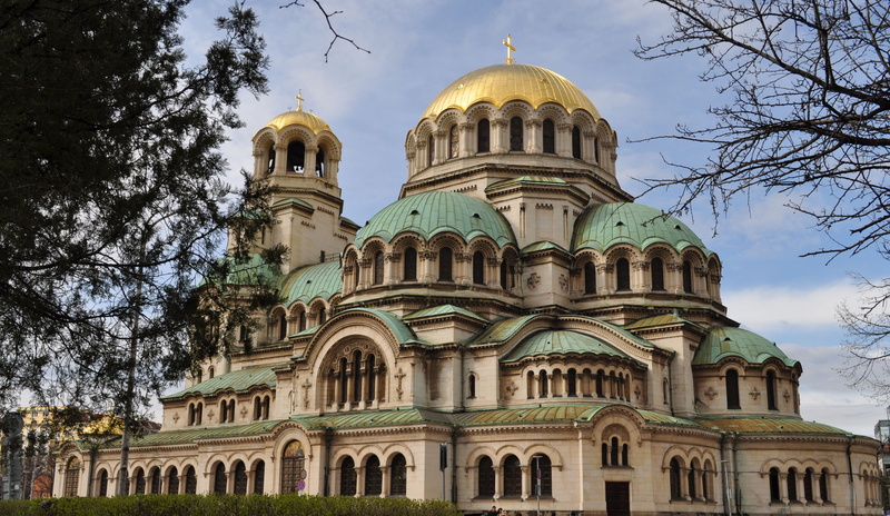 low angle view, cathedral, spirituality, 4K, no people, nevski, place of worship, arch, sofia, ornate, belief, bulgaria, tree, travel, building exterior