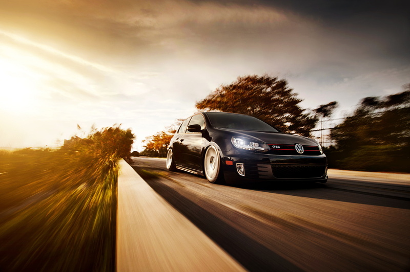 volkswagen, 1080P, golf, road, cars, gti