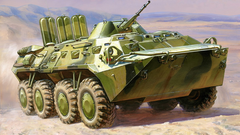 1080P, Armored Transporter — 80 model, USSR, Andrei Zhirnov, BTR-80