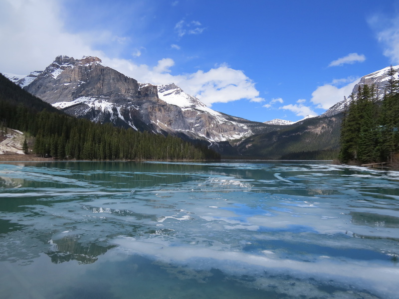 cloud - sky, emerald lake, day, tranquil scene, idyllic, remote, water, lake, tranquility, canada, mountain, reflection, no people, relection, scenics - nature