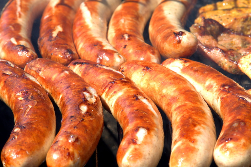 delicious, rust, large group of objects, sausage, meat, grilled meats, temptation, grill, for sale, still life, wellbeing, full frame, grilled, retail