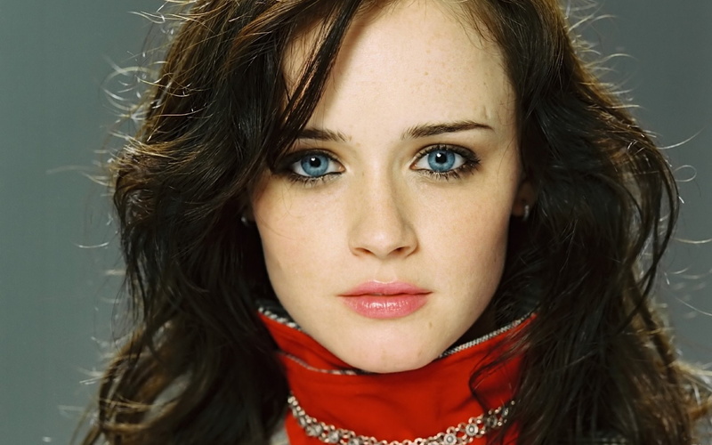 women, turtle, Actresses, top, s, neck, Alexis Bledel, 1080P, red