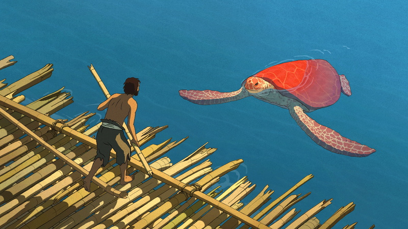 anime, 4K, the, turtle, red