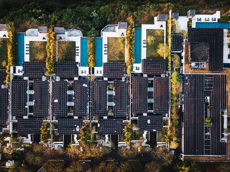 vivid, island, architecture, holiday, grave, building exterior, dji, plant, aerial view, no people, mavic pro, nature, hotel, drone, colour, concrete, luxury