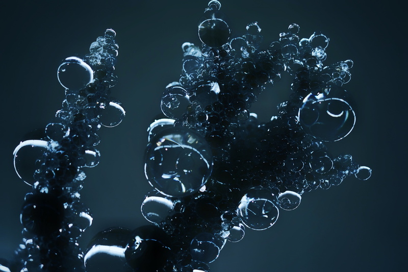 technology, portrait, connection, headshot, abstract, pattern, studio shot, glass, contrast, cluster, water, people, colour, black background, motion, close-up