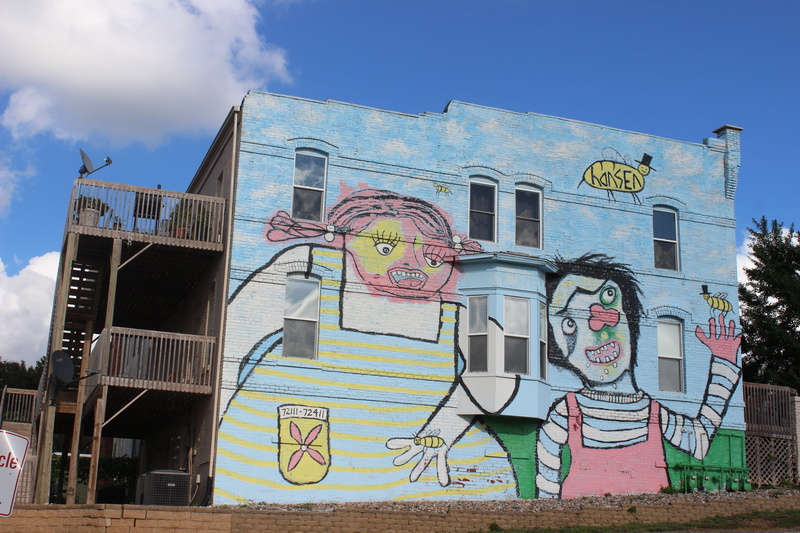 day, outdoors, mural, nature, architecture, multi colored, city, graffiti, urban, street art, no people, male likeness, wall, graffiti art, graffiti wall