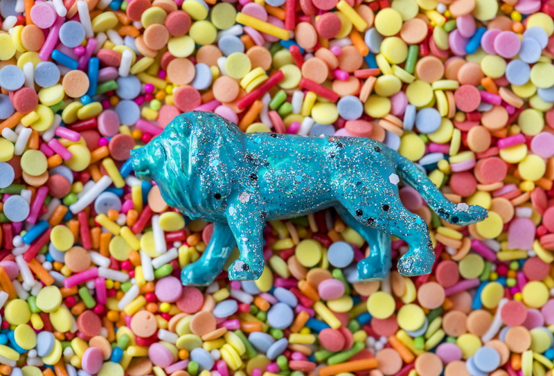 no people, bonbon, lizard, art and craft, fun, close-up, figure, abundance, toy, pebble, animal representation, decoration, food, confetti, confectionery