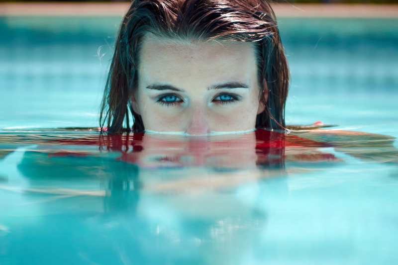 1080P, model, women, swimming pool