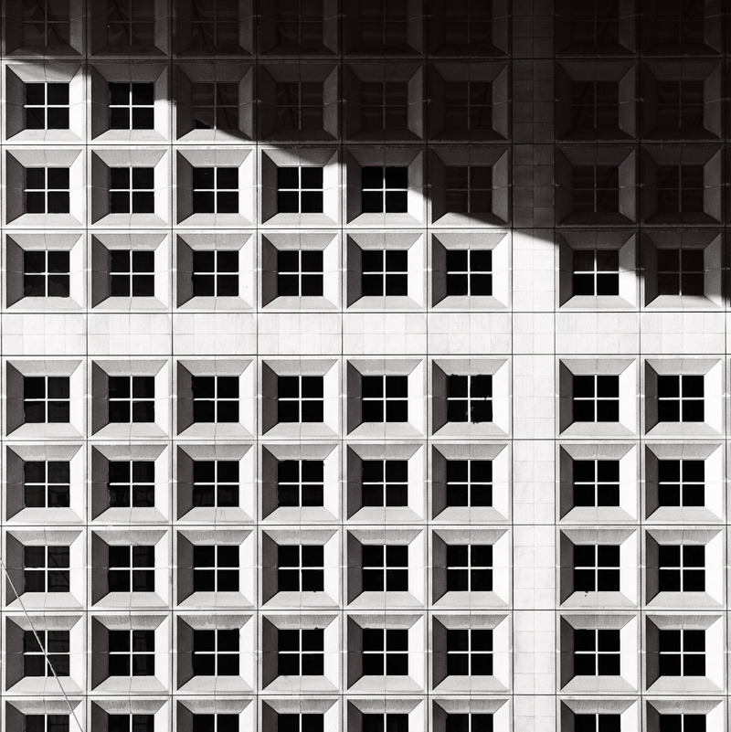 office Building, skyscraper, built Structure, La Tour, backgrounds, shadow, window, outdoors, design, building Exterior, repetition, apartment, full frame