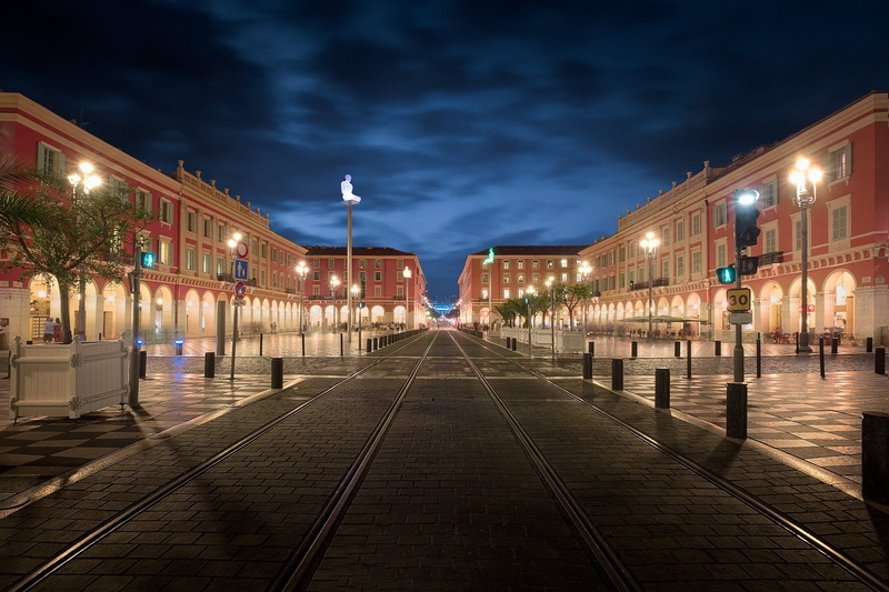 1080P, Place Massena, Nice, France