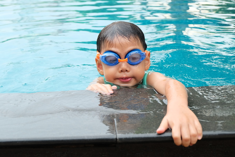 hands, goggles, day, swimming, person, wet, innocence, cute, one person, outdoors, swimmer, water, youth, males, h2o, portrait, pool, real people, eyewear