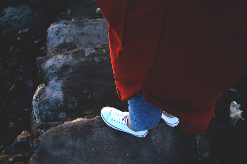 real people, 4K, standing, sneaker, unrecognizable person, solid, person, rock, leisure activity, men, jeans, jacket, canvas shoe, fashion, human leg
