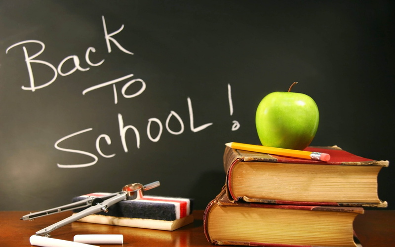 no people, black background, back, chalk - art equipment, illustration, apple - fruit, hardcover book, fruit, food, education, blackboard, learning, 2K