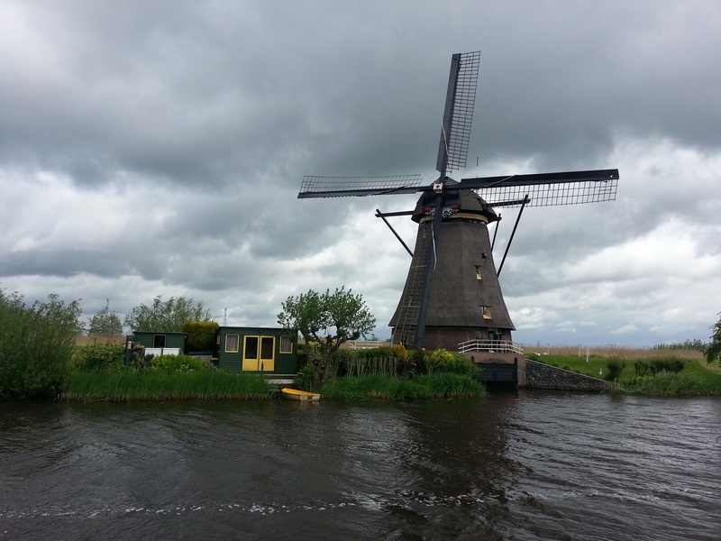 built structure, fuel and power generation, plant, turbine, environmental conservation, no people, canal, alternative energy, wind turbine, traditional windmill