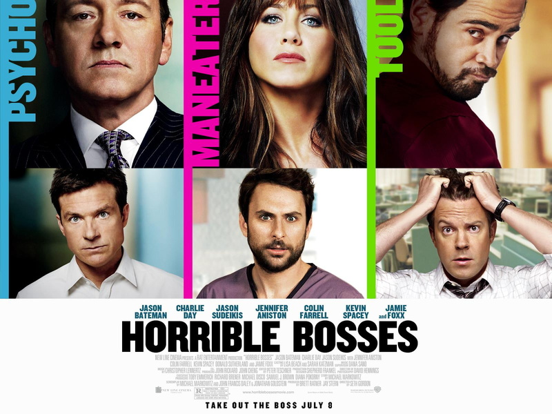 julie, horrible, dale, 720P, horrible bosses, bosses, movie, bobby, kurt, nick, poster, 2011