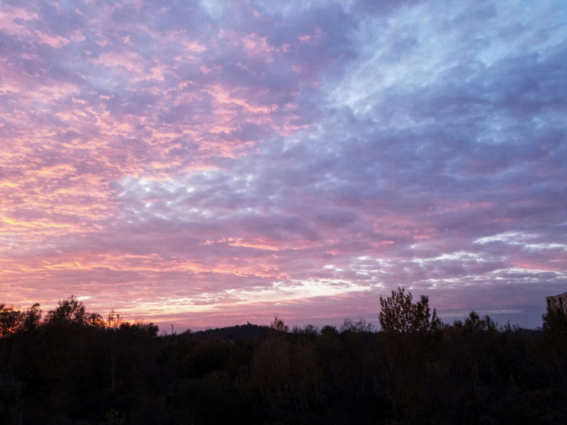 cloud - sky, pink sky, tranquil scene, no people, nature, scenics - nature, landscape, slovakia, non-urban scene, sunset, silhouette, plant, clouds, environment