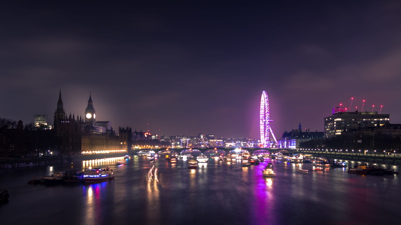 night, connection, bridge, bridge - man made structure, water, office building exterior, cityscape, thames, built structure, united, travel destinations