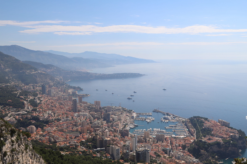 skyscraper, boats, city, skyscrapers, the mediterranean sea, monte carlo, high angle view, building exterior, day, tree, paradise, nature, the south of france