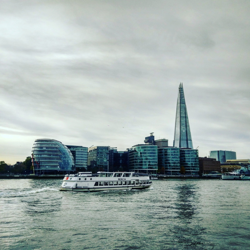 gloomy, nautical vessel, modern, waters, building exterior, transportation, yacht, travel, waterfront, cloud - sky, city, big city, tall - high, day, passenger craft