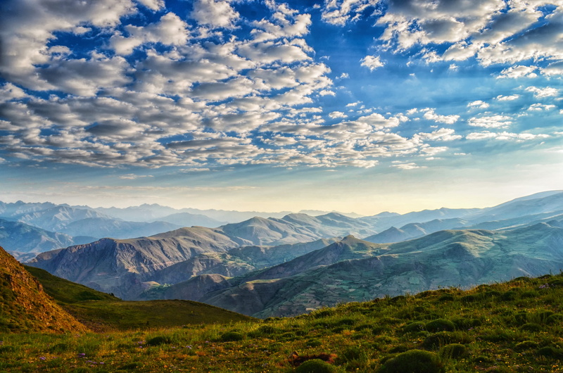 white clouds, summer, flowers, snowcapped mountain, cloud, clouds, turkey, plateaus, sky, no people, high, day, unbelievable, land, impressive, cool, travel destinations