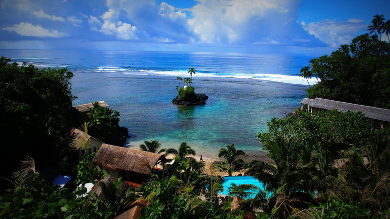 Pacific, Man Made, Tropics, Holiday, Resort, Seabreeze Resort, 1080P, Polynesia, Sea, Samoa, Ocean