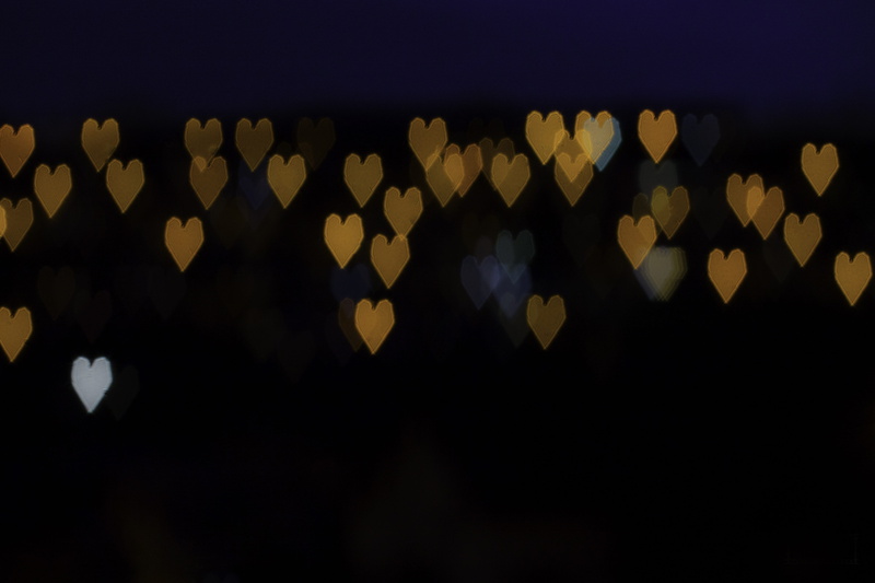 panoramic, boke effect, shape, heart shape, outdoors, night, no people, positive emotion, heart, valentines day - holiday, dark, star shape, arts culture and entertainment