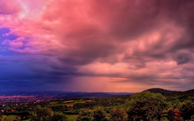 backgrounds, non-Urban Scene, rural Scene, travel, scenics - nature, sun, cloud - Sky, autumn, blue, cloudscape, sunset, environment, dawn, storm cloud
