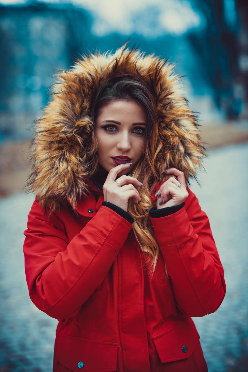 beautiful woman, coat, stylish, scarf, photography, lifestyles, cold temperature, hairstyle, beautiful, pretty, hair, 5K, leisure activity, focus on foreground
