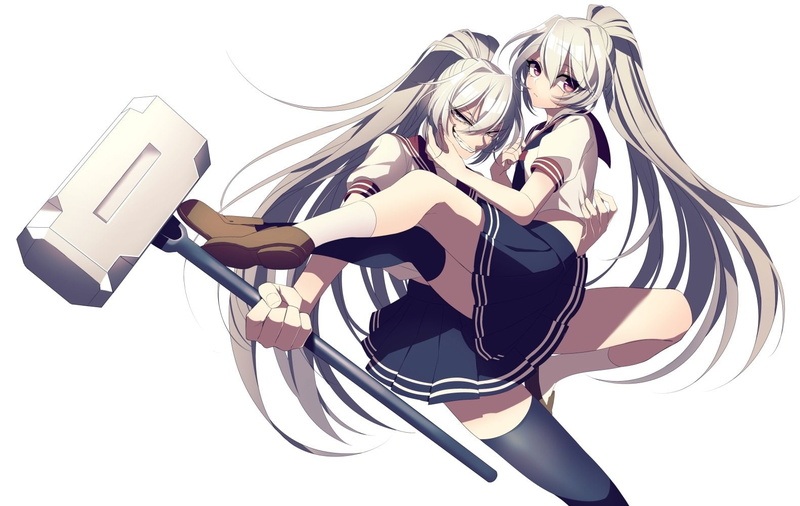 mahiru, banba, girls, akuma, 720P, riddle