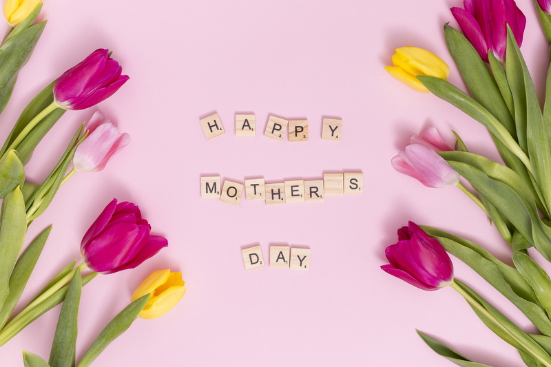 Happy Mothers Day, 4K, Holiday, Tulip, Mothers Day, Flower