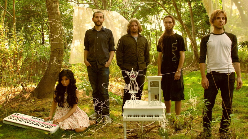 females, kayo dot, group Of People, top, forest, togetherness, black, smiling, 1080P, s, young Adult, trees, bonding, mother, women, teenager, standing