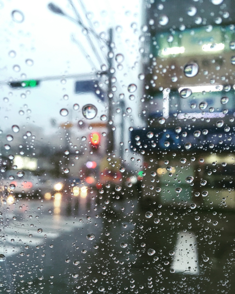 the drop of water, glass - material, 2K, city, sad, mode of transportation, surface, architecture, rainy season, nature, transportation, raining, non