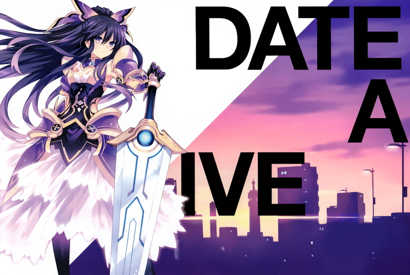 message, anime girls, digital composite, focus on foreground, capital letter, architecture, sky, low angle view, outdoors, Date A Live, nature, text, western script