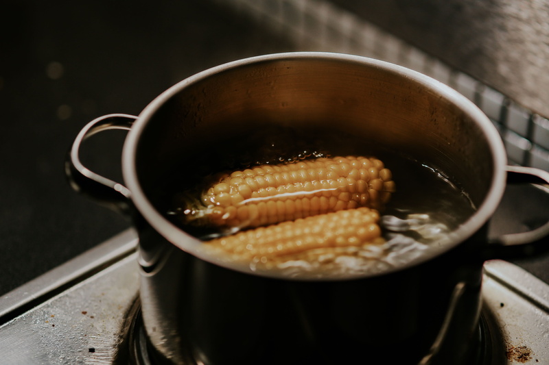 heat - Temperature, preparing food, yellow, selective focus, cooking Pan, 4K, wellbeing, close-up, household equipment, focus on foreground, kitchen, cereal