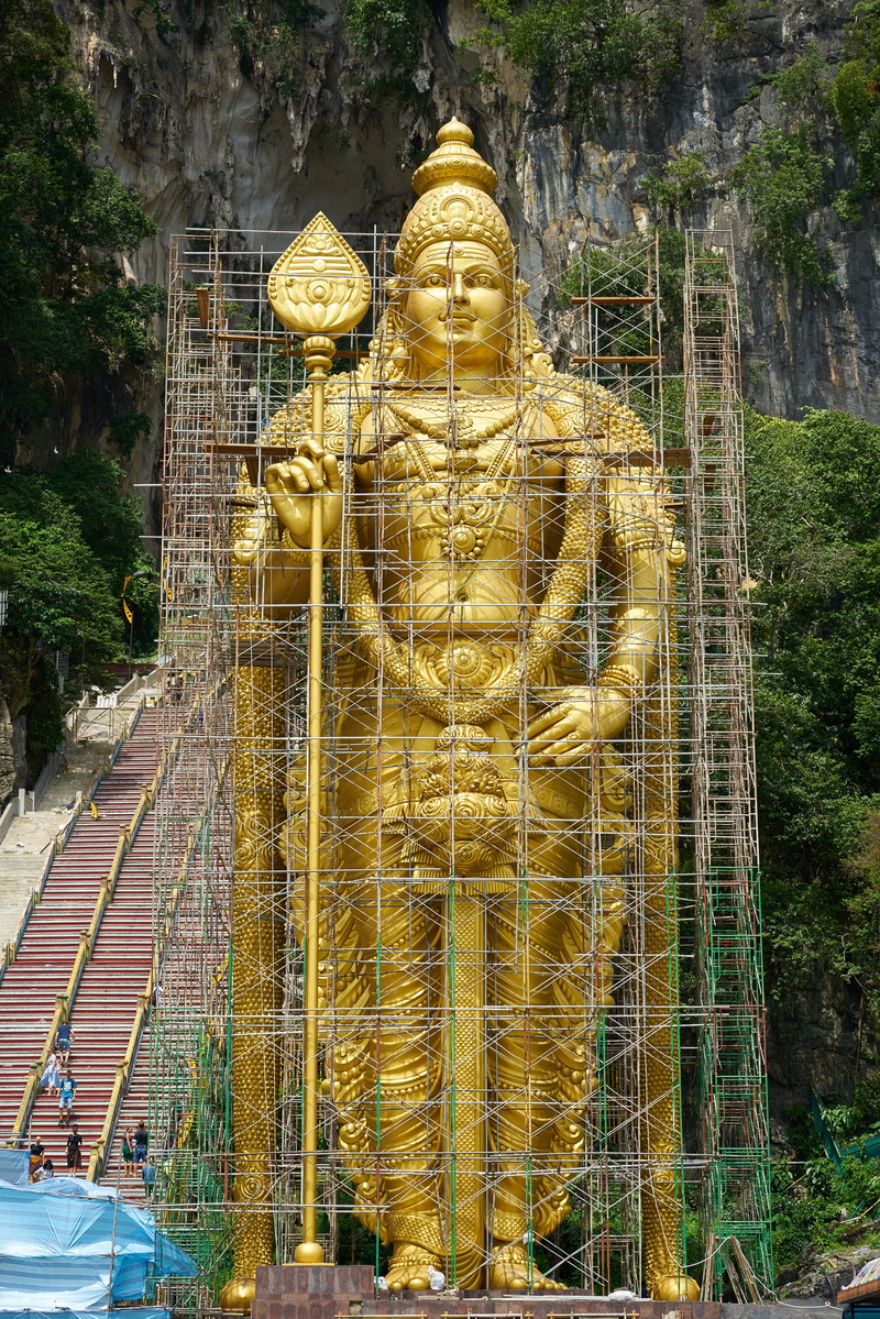 5K, gold, place of worship, photography, hinduism, human representation, travel, architecture, aesthetics, tourism, nature, Gold, statue, Yellow, built structure