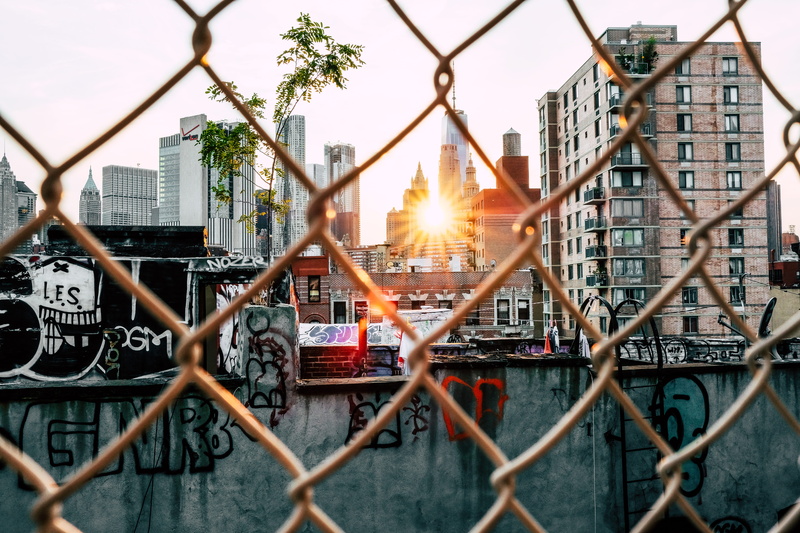 fence, architecture, safety, art, outdoors, focus on background, metal, unsplash, 5K, building exterior, security, graffiti, built structure, day, photography