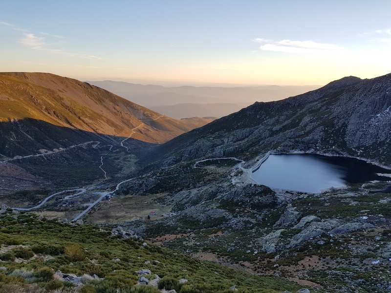 remote, water, lake, outdoors, tranquil scene, idyllic, cloud - sky, mountain, beauty in nature, non-urban scene, serra da estrela, tranquility, nature