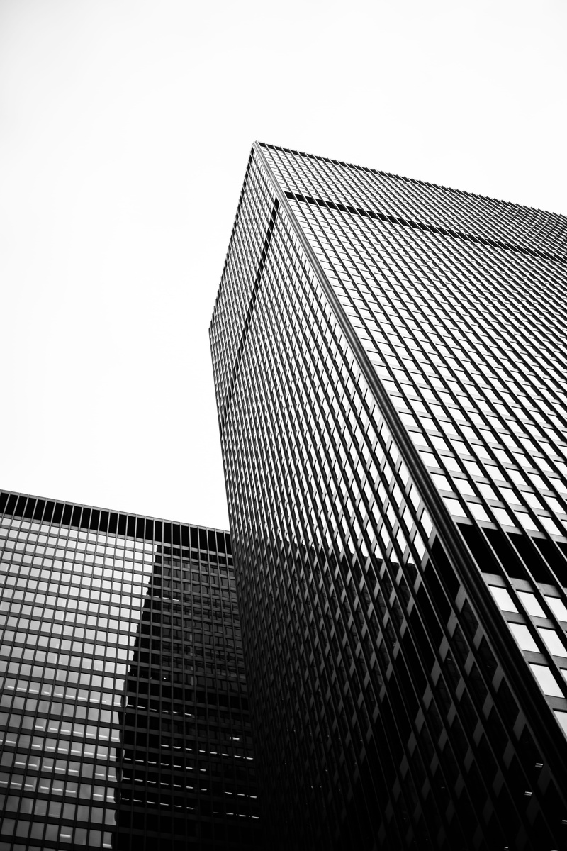 office building exterior, architetcure, day, architecture, canada, nature, tower, black, building exterior, city, toronto, look up, no people, ontario