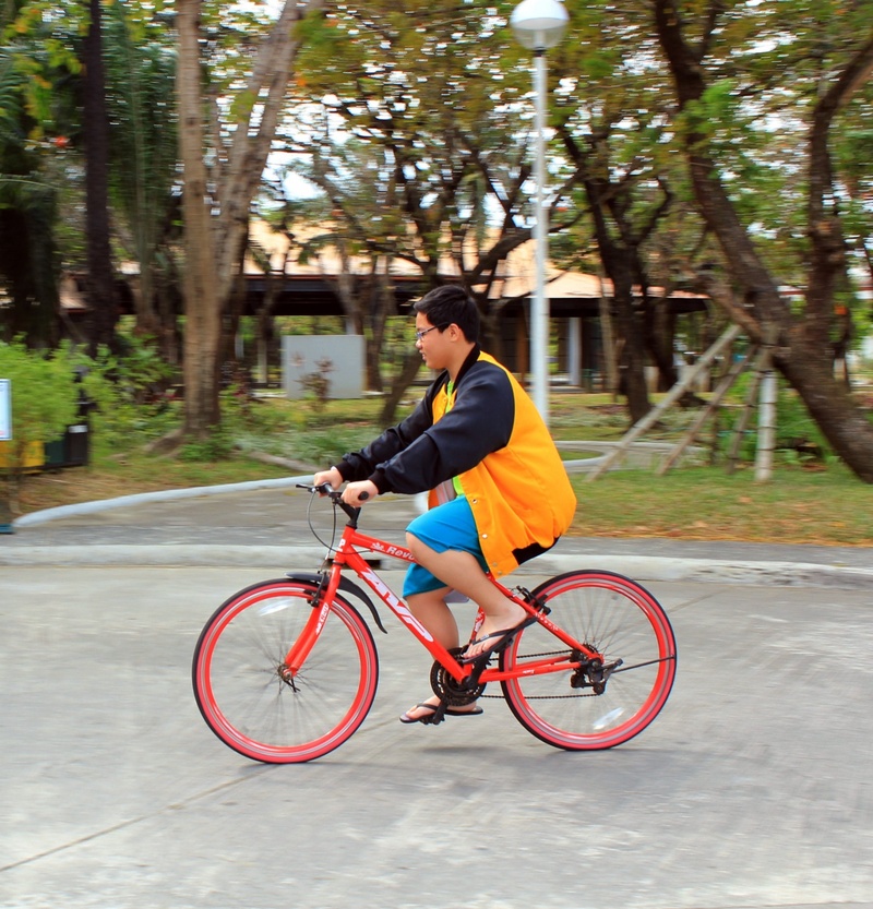 riding, fun, wheels, cycling, sport, gear, bicycling, recreation, yellow jacket, boy, enjoy, transportation, one person, sports, full length, pedals, bike