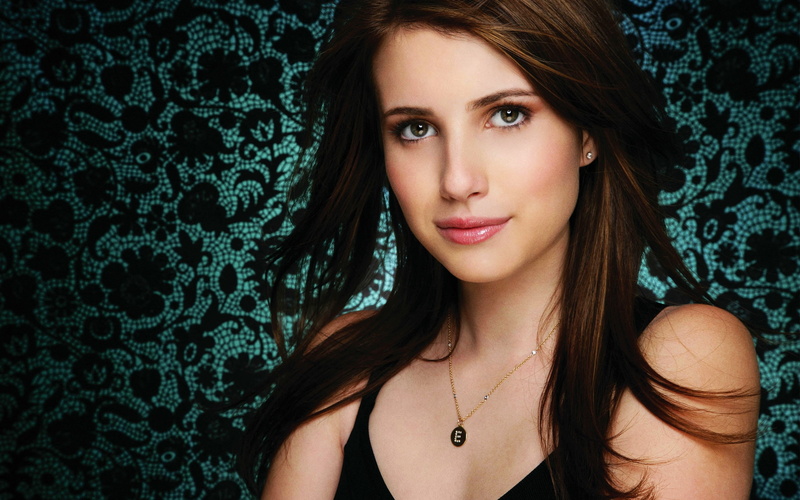 emma, roberts, quality, wide, high, 2K