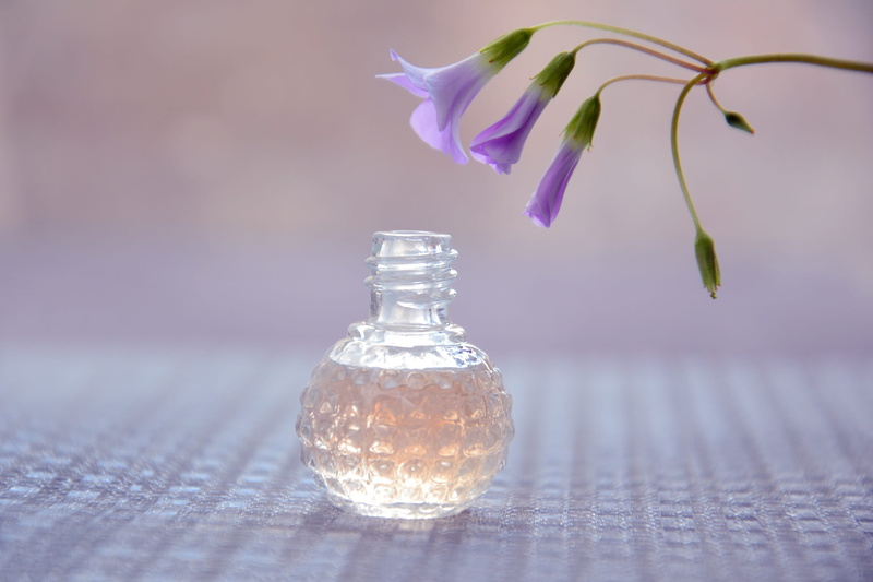 purple, aroma, petal, plant, glass, close-up, flowering plant, softness, perfume, glass - material, flowers, flower head, selective focus, no people, transparent