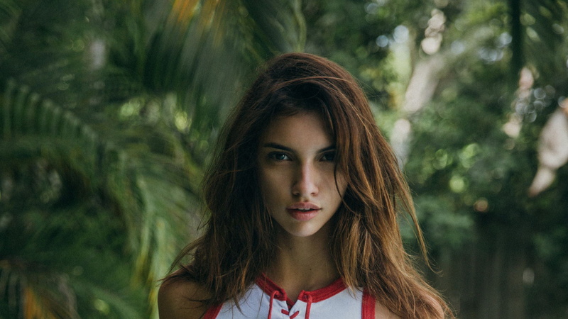 portrait, women, 1080P, lips, Chanel Postrel