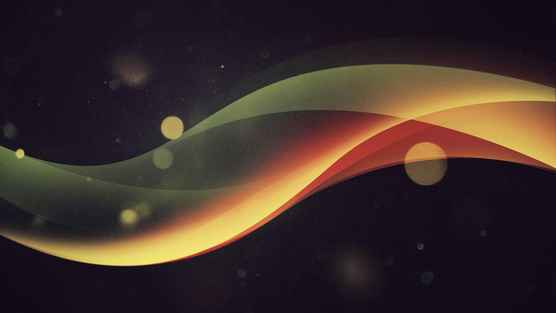 1080P, painting, black, abstract, 1920x1080, white, wave, red, translucent, waves, circle