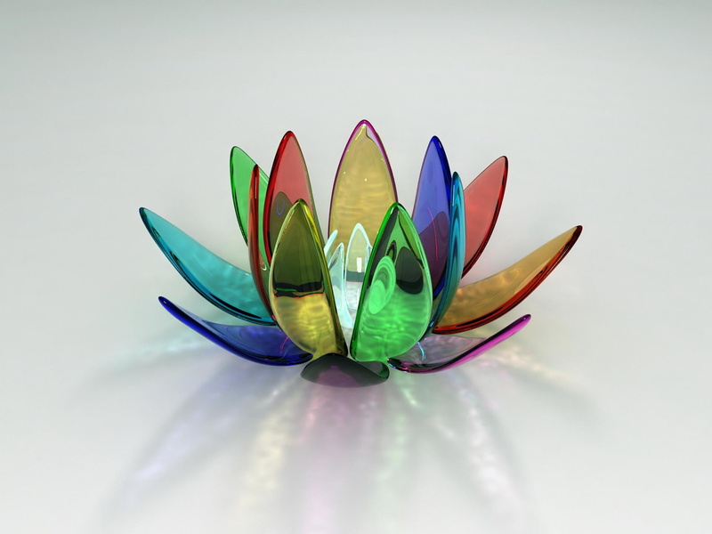 glass, 1080P, variation, pattern, high angle view, choice, lotus, white background, green color, craft, table, close-up, reflection, multi colored, single object