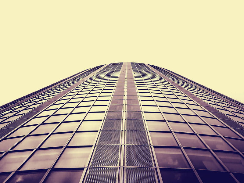 skyscraper, tall - high, nature, modern, low angle view, glass - material, urban, contemporary, architecture, structure, city, office building exterior