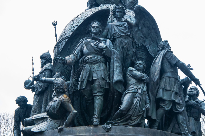 statue, peter the great, history, piotr i, novgorod the great, the monument to peter, nature, empire, creativity, sky, memorial, angel, travel destinations